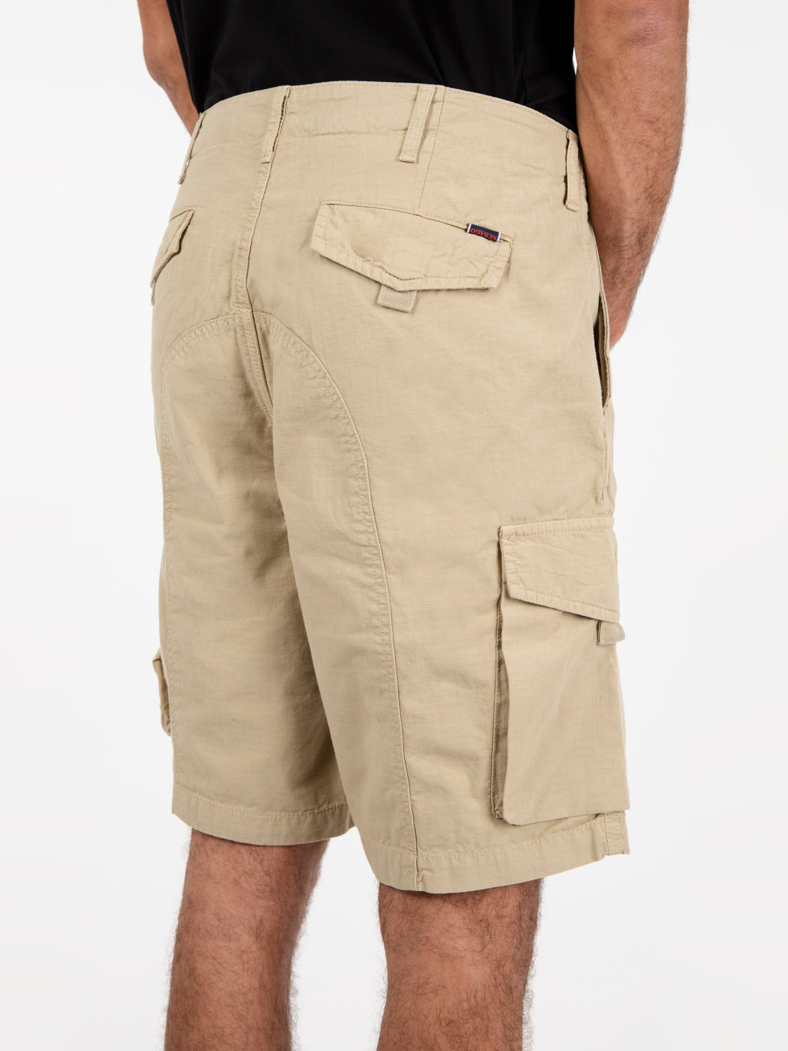 Northfield beige cargo Bermuda shorts