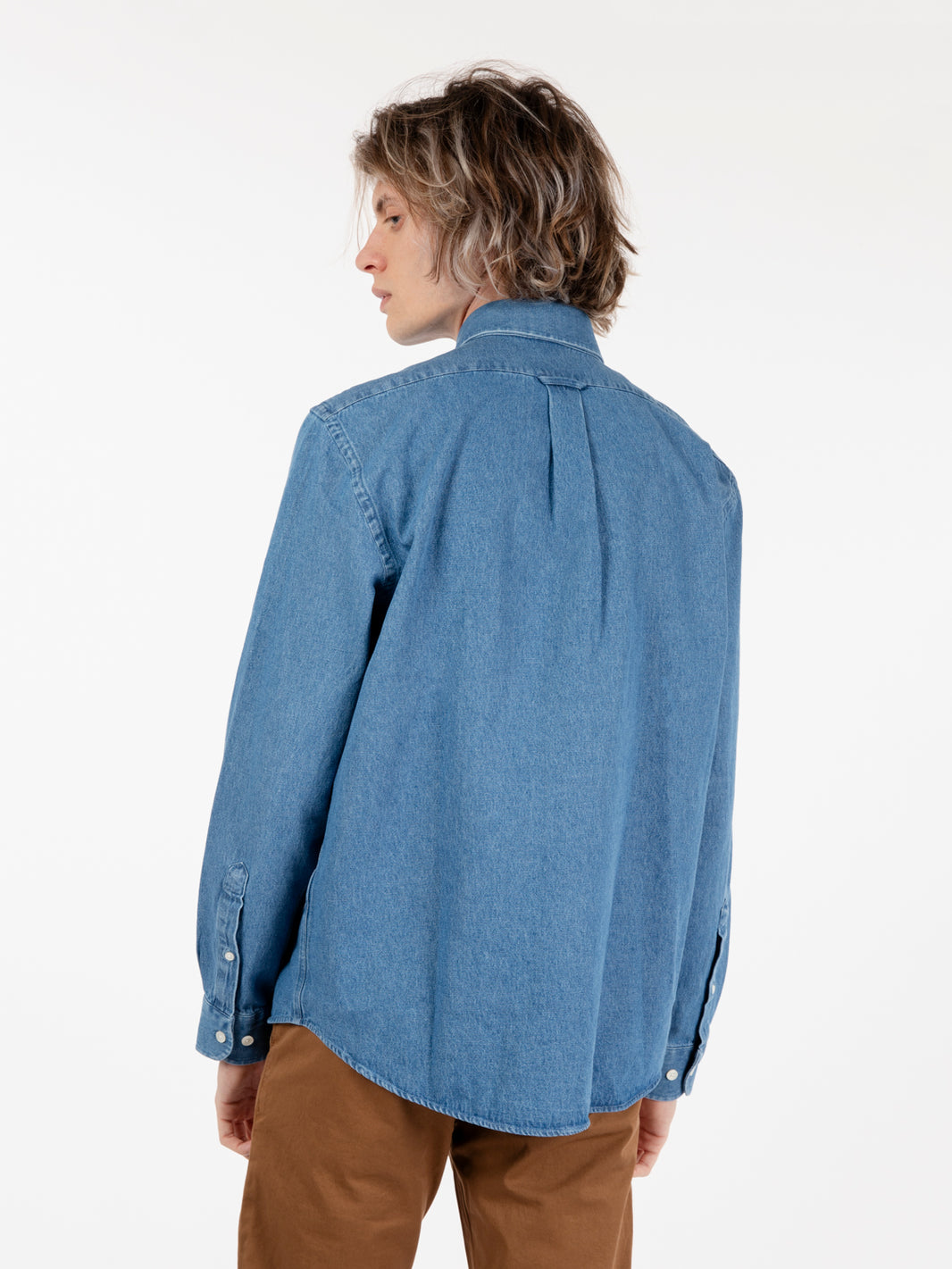 Mercer Button Down Shirt Indigo Blue