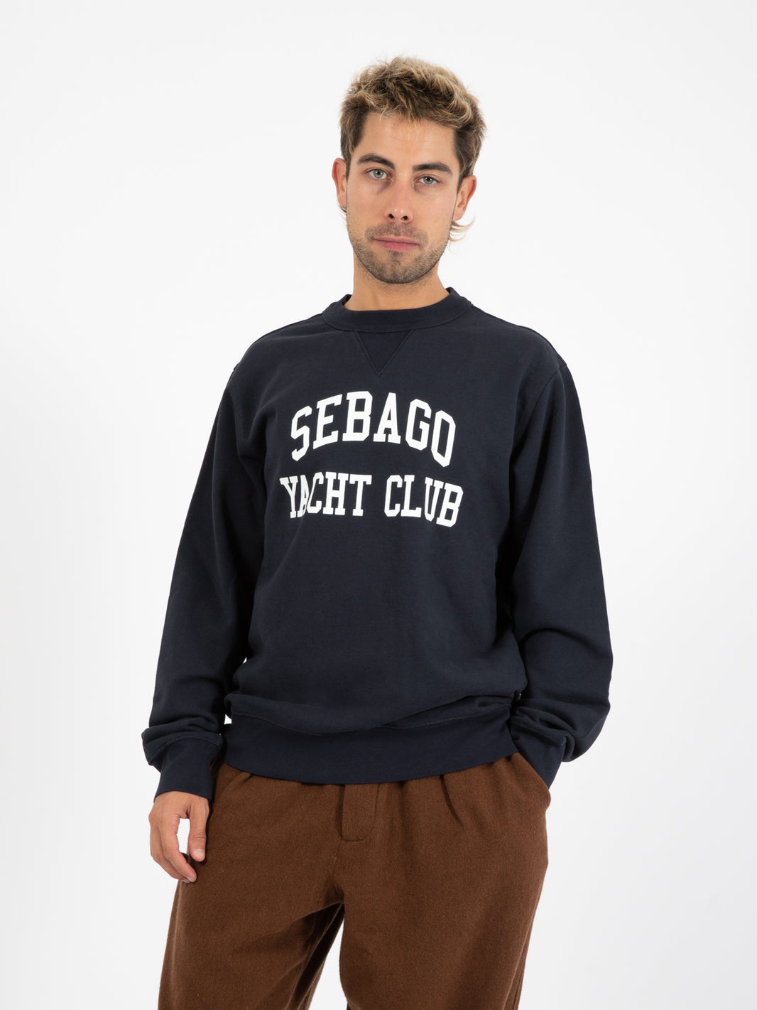 Boothbay navy blue sweatshirt