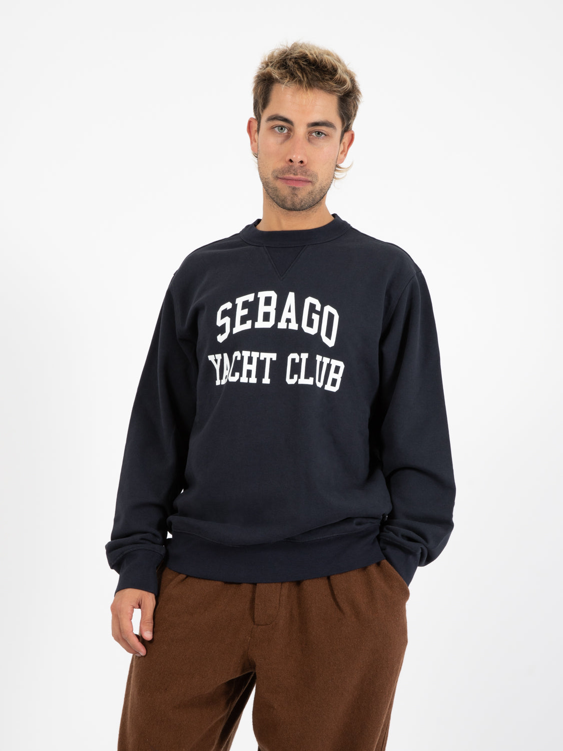 Boothbay navy blue sweatshirt