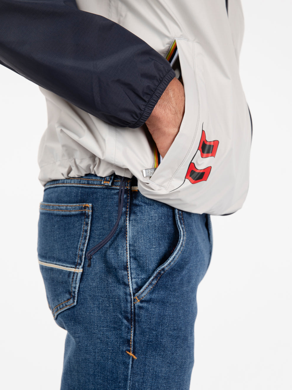 Claude Jacket 1975 Hurricane blue / white / beige / red