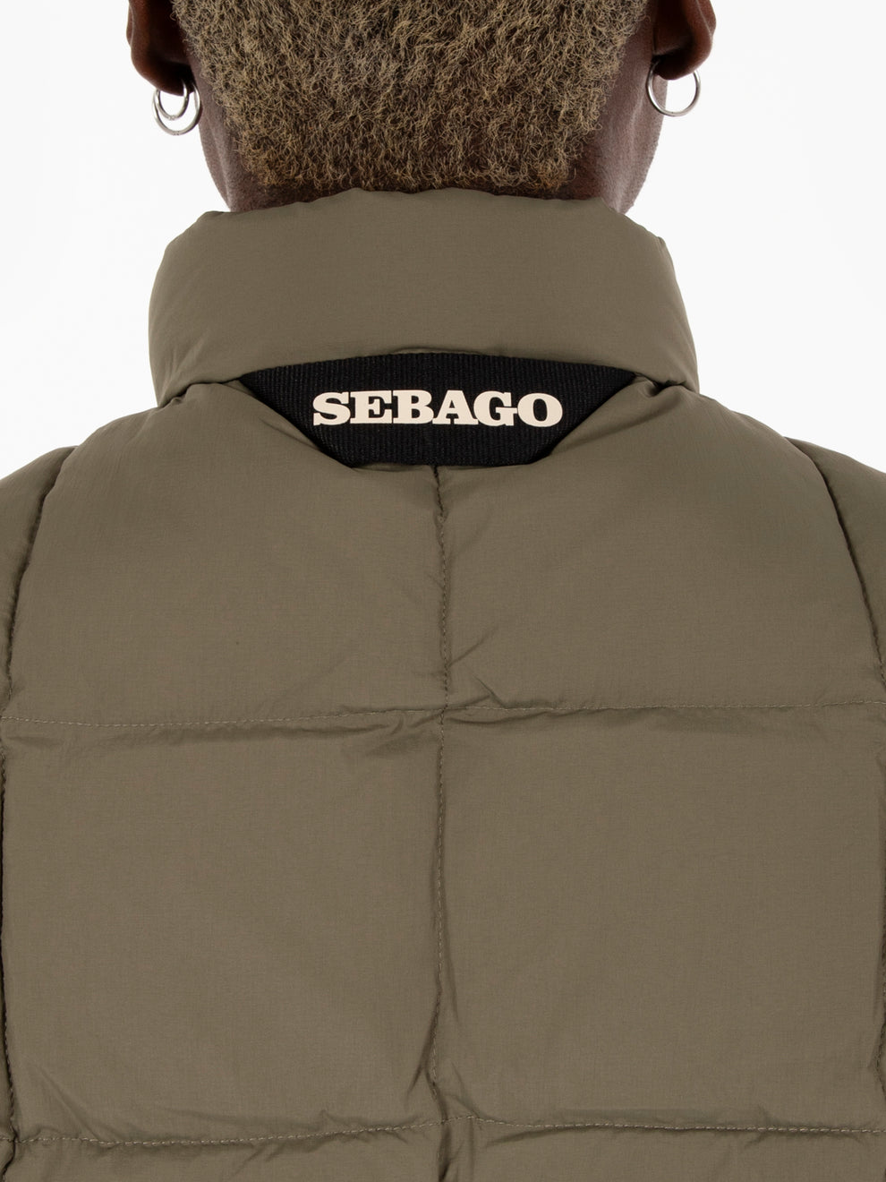 Green Quilted Padded Vest