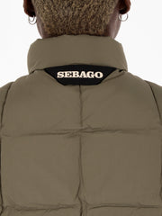 SEBAGO - Gilet imbottito trapuntato verde