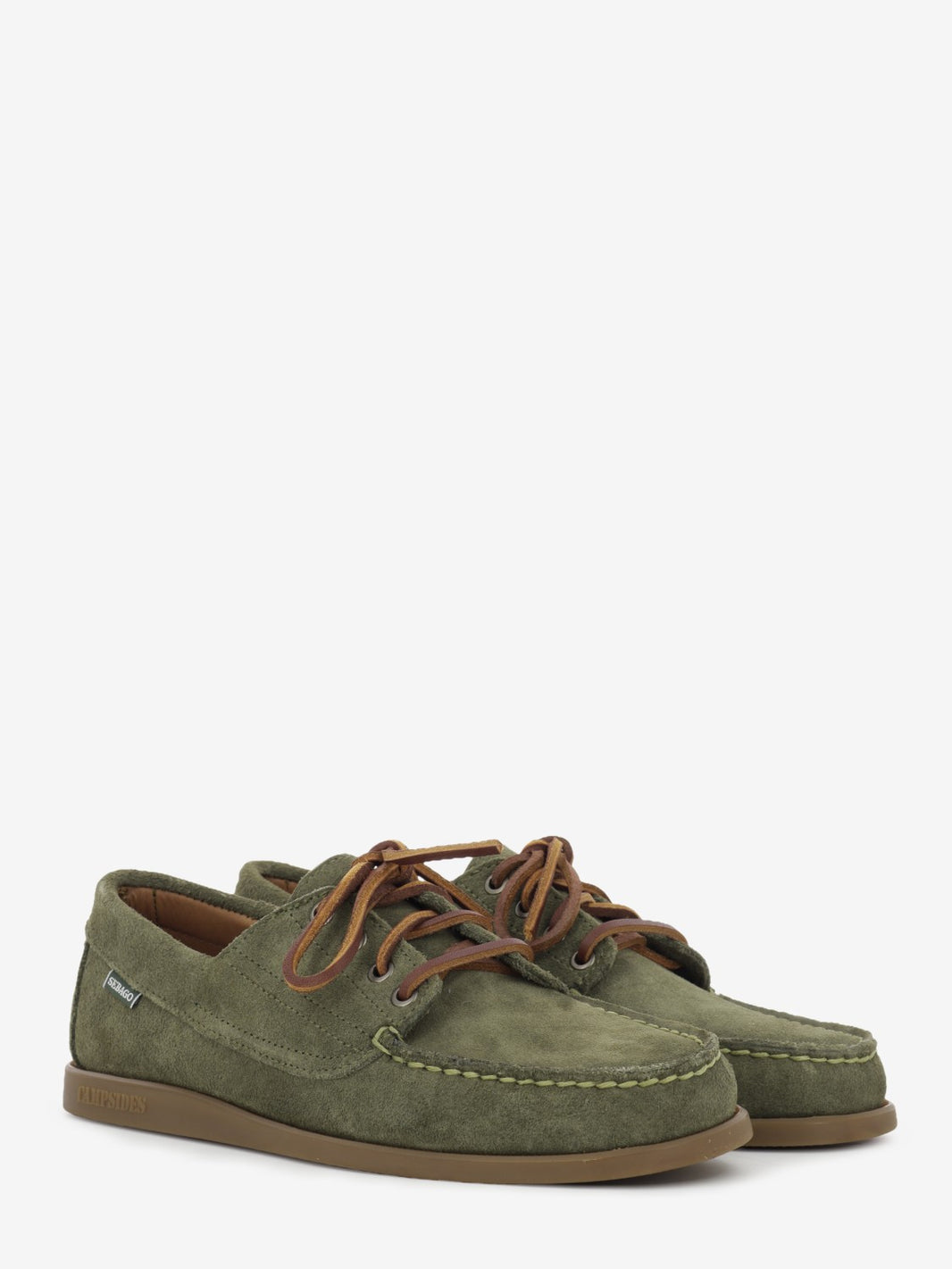 Mocassini Askook suede green military