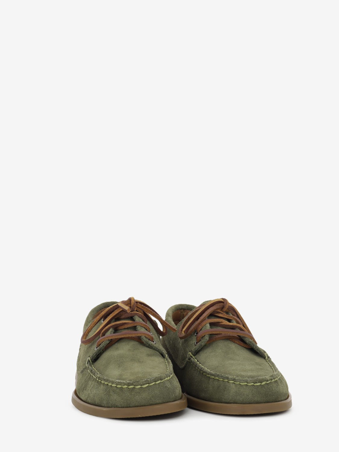 Mocassini Askook suede green military