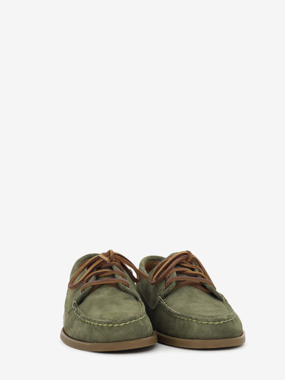 Mocassini Askook suede green military