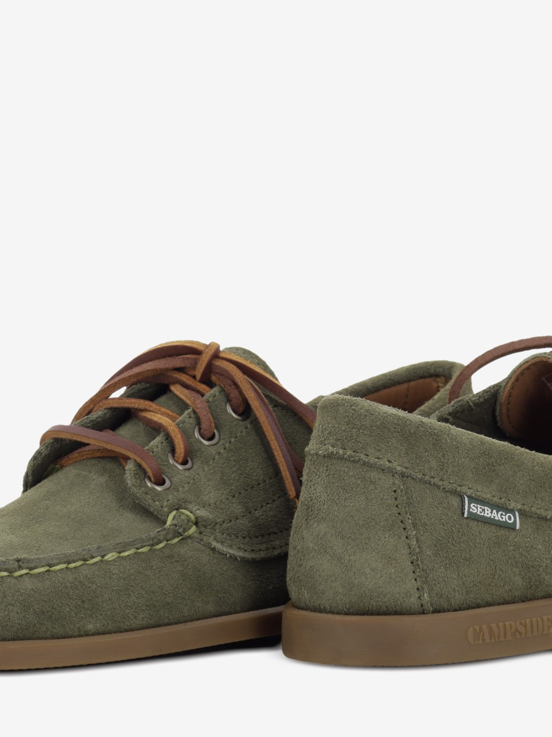 Mocassini Askook suede green military