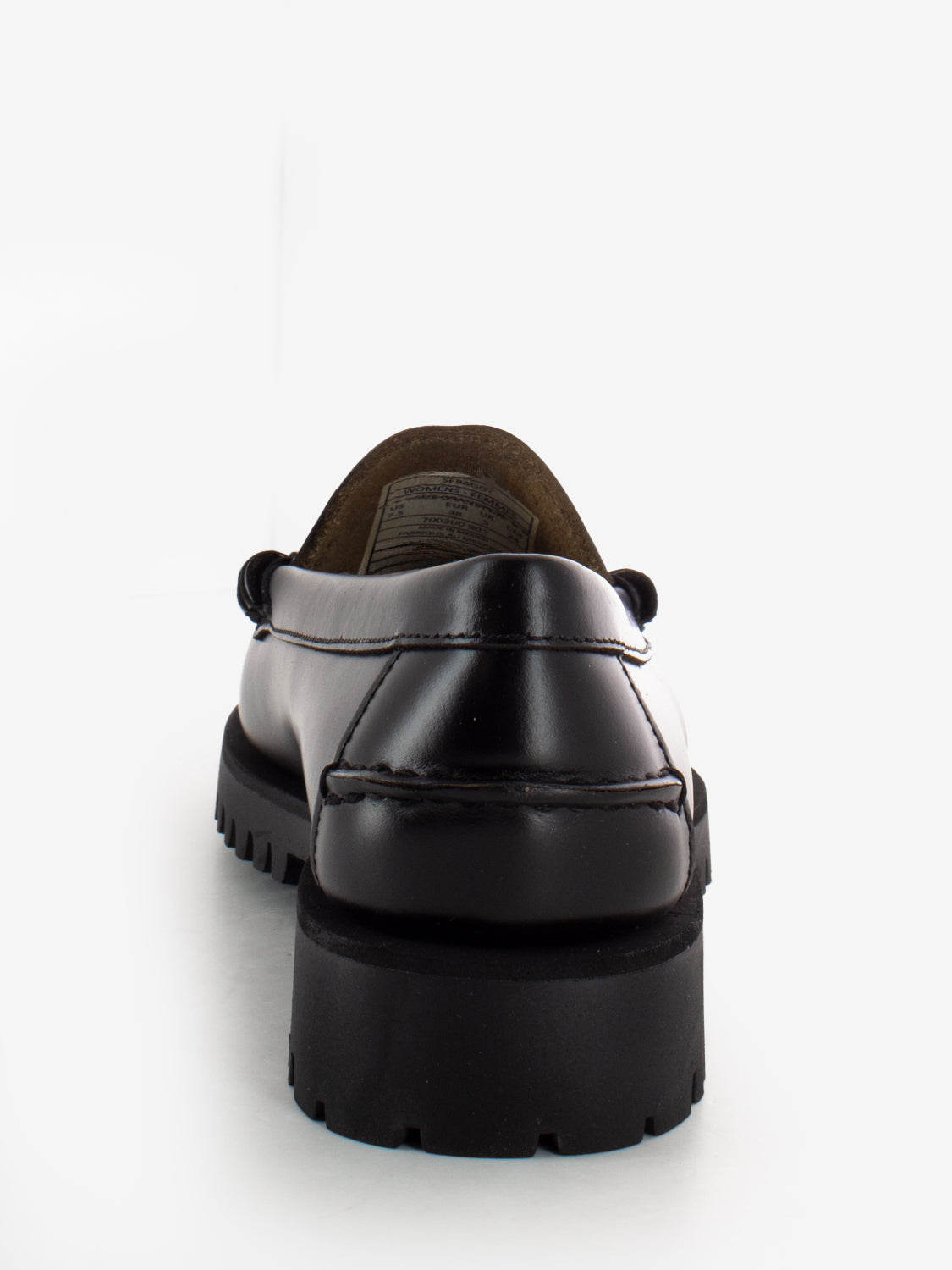 Dan Lug Woman Moccasins black