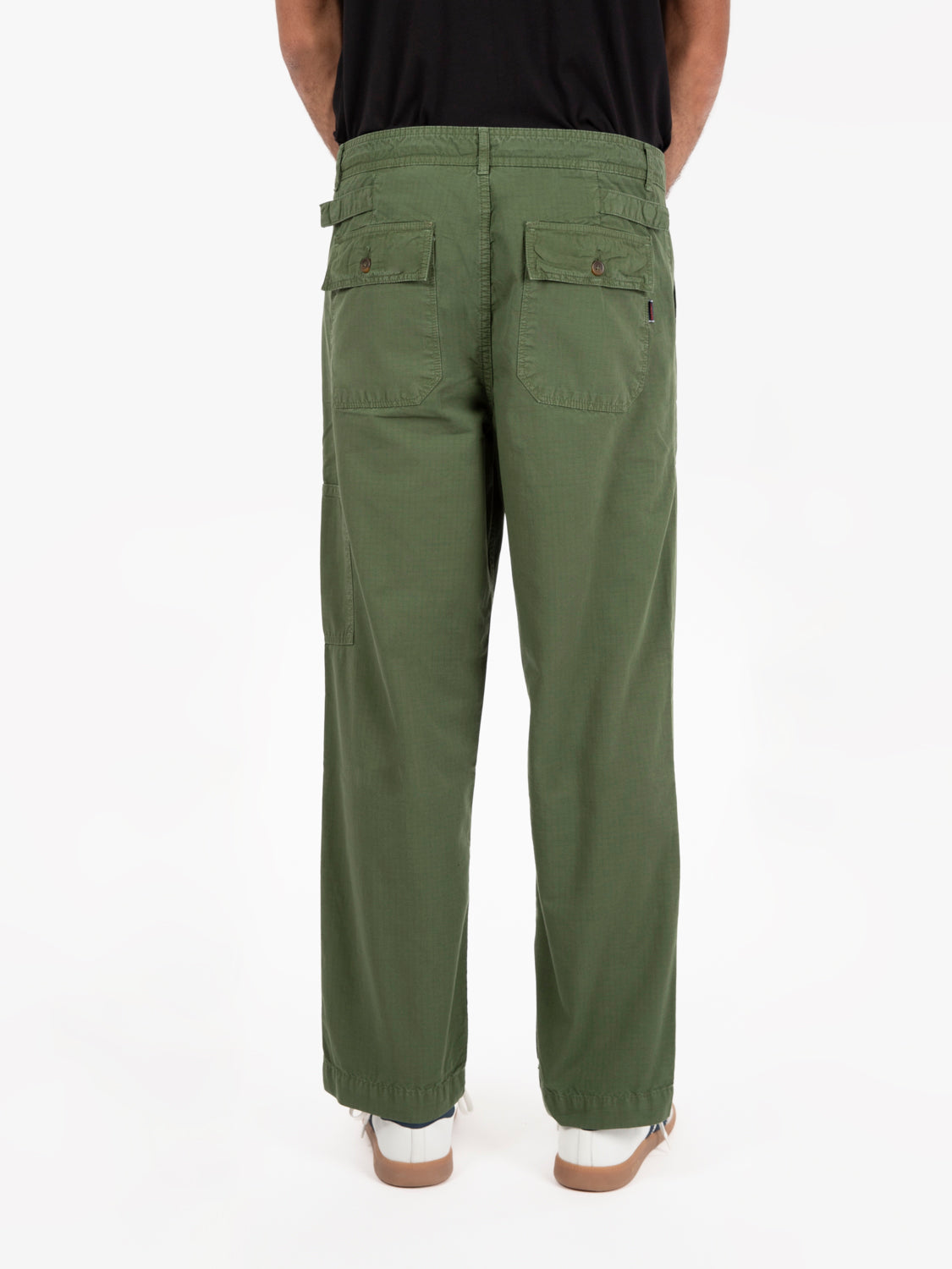 Milton fatigue green loden trousers
