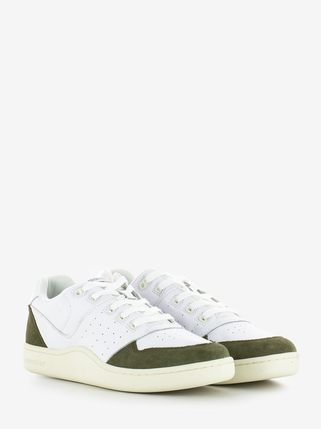 Hurricane Leather Sneakers White/Green