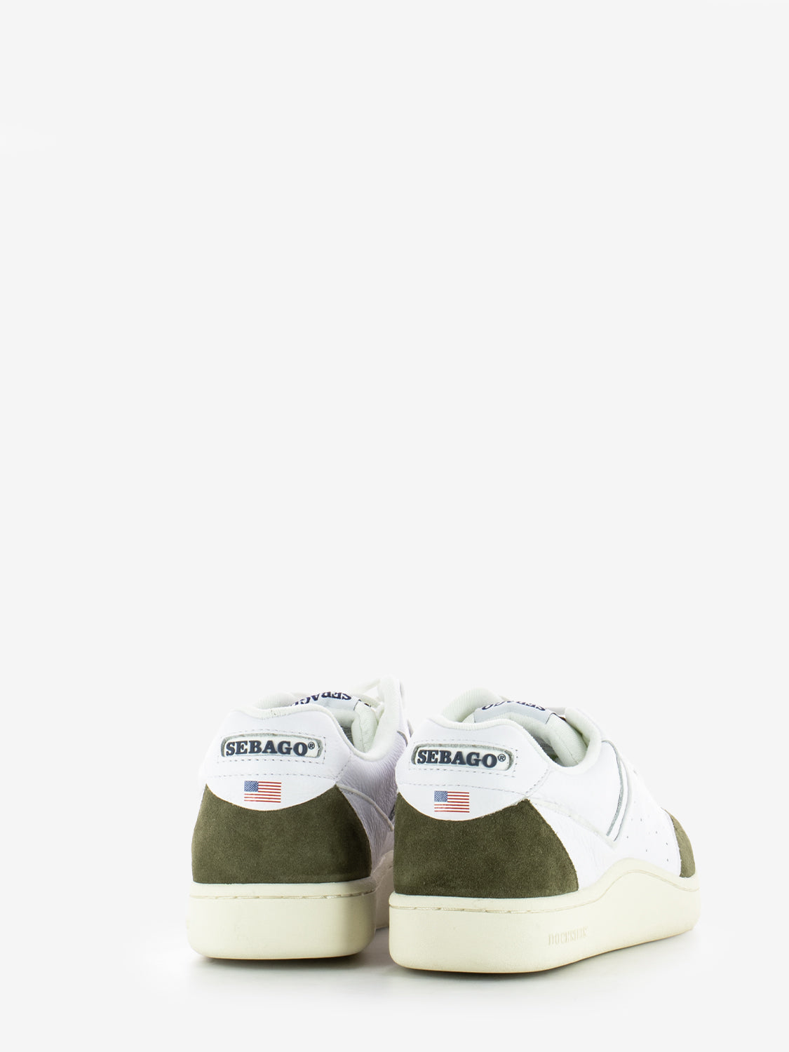 Hurricane Leather Sneakers White/Green