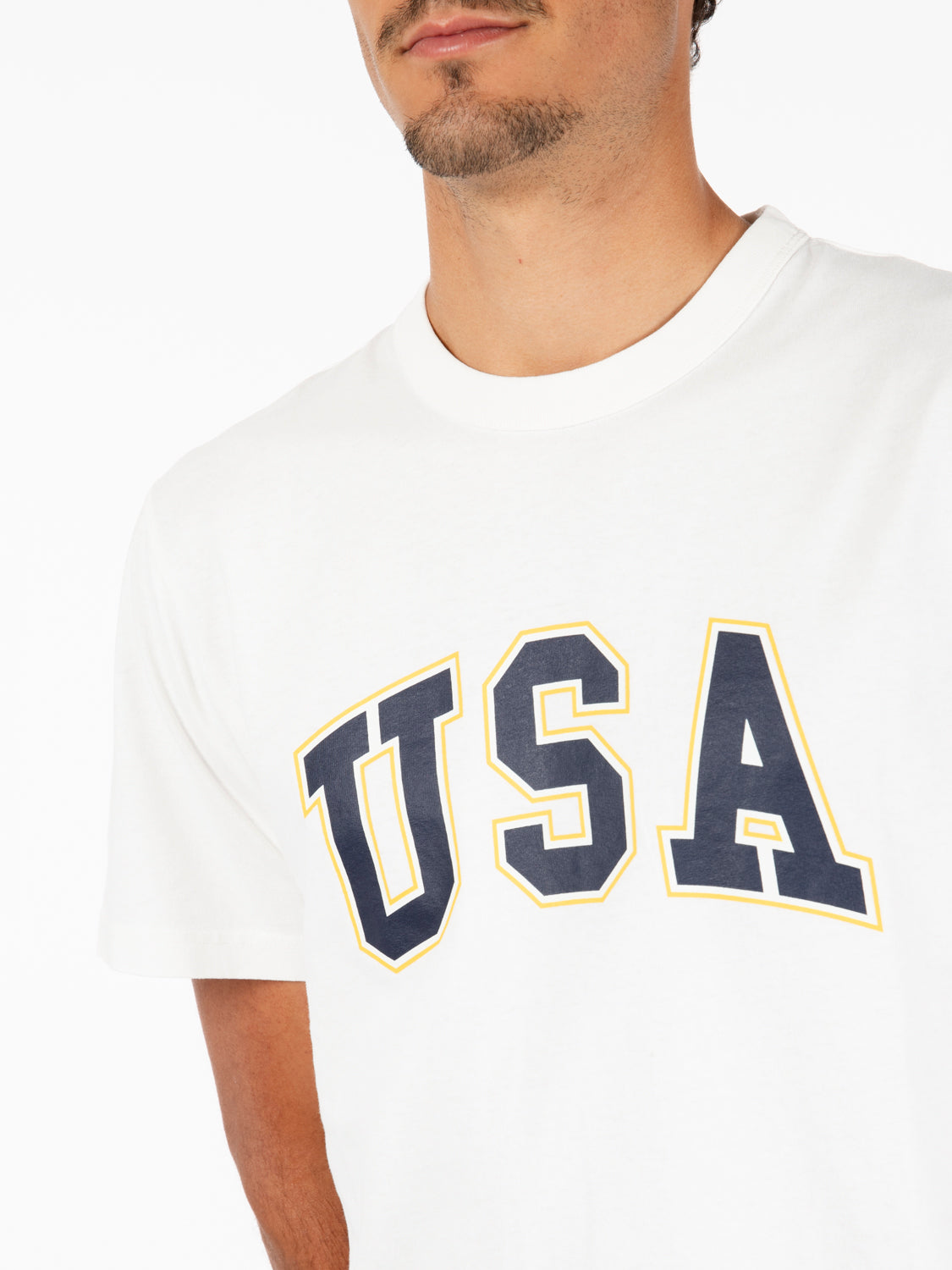 Danforth Usa white natural t-shirt