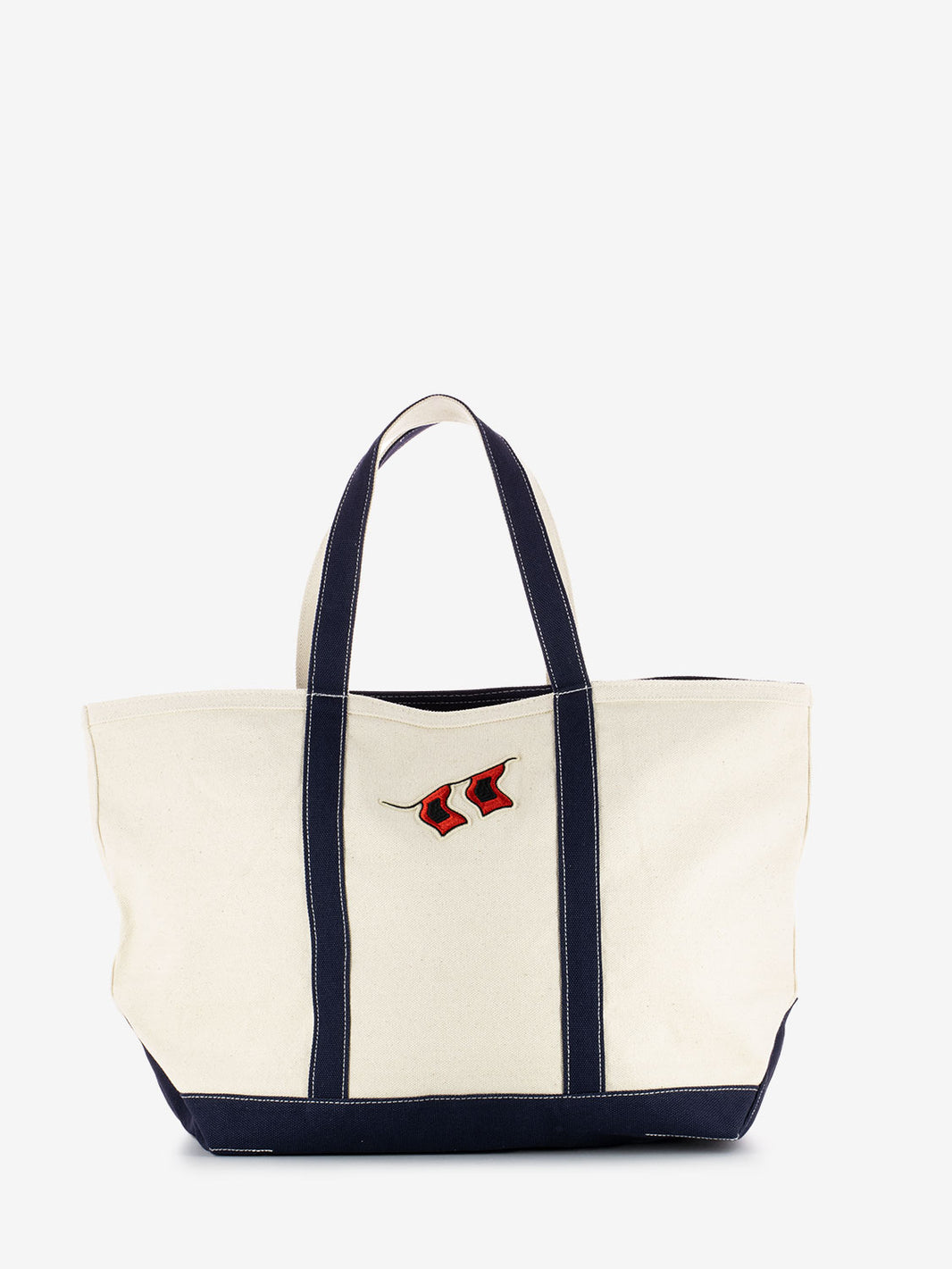 Porter Hurricane tote bag off white / navy blue