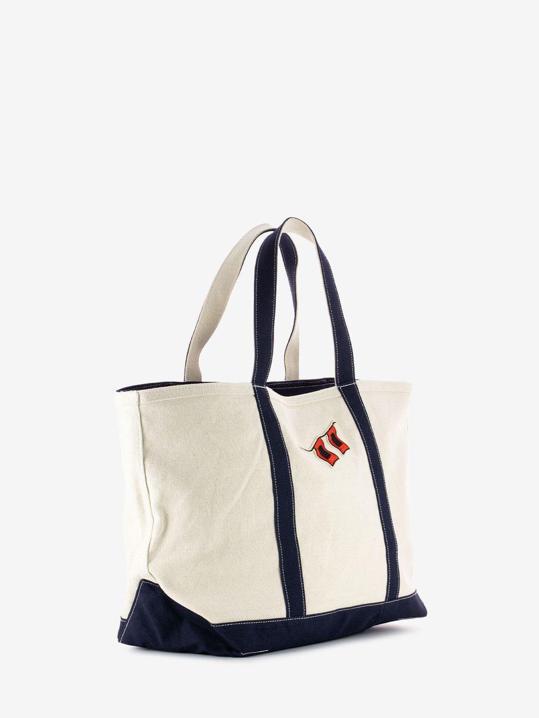 Porter Hurricane tote bag off white / navy blue