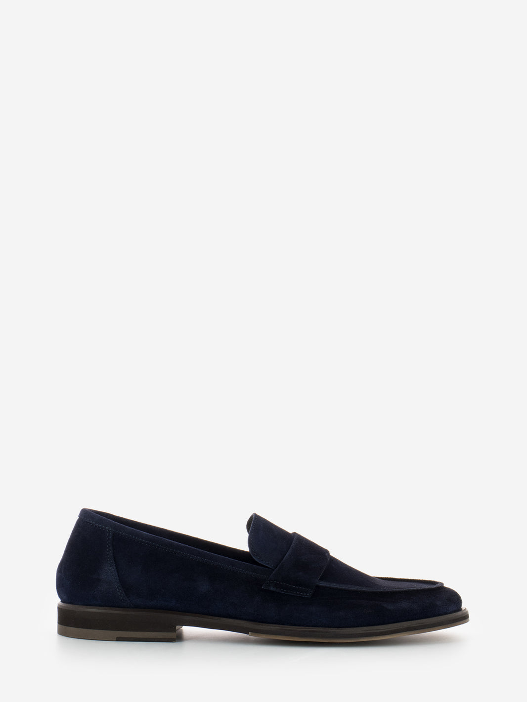 Mocassini in camoscio blu