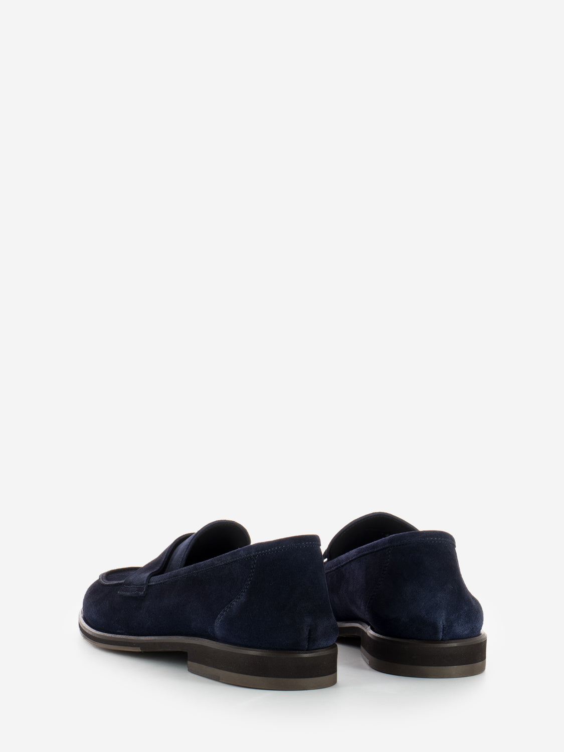Mocassini in camoscio blu