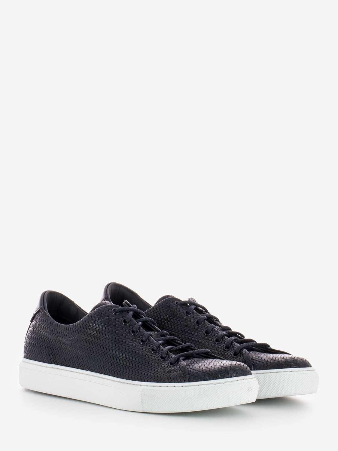 Sneakers intrecciate blu