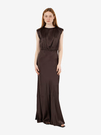 Casilda dark cacao dress