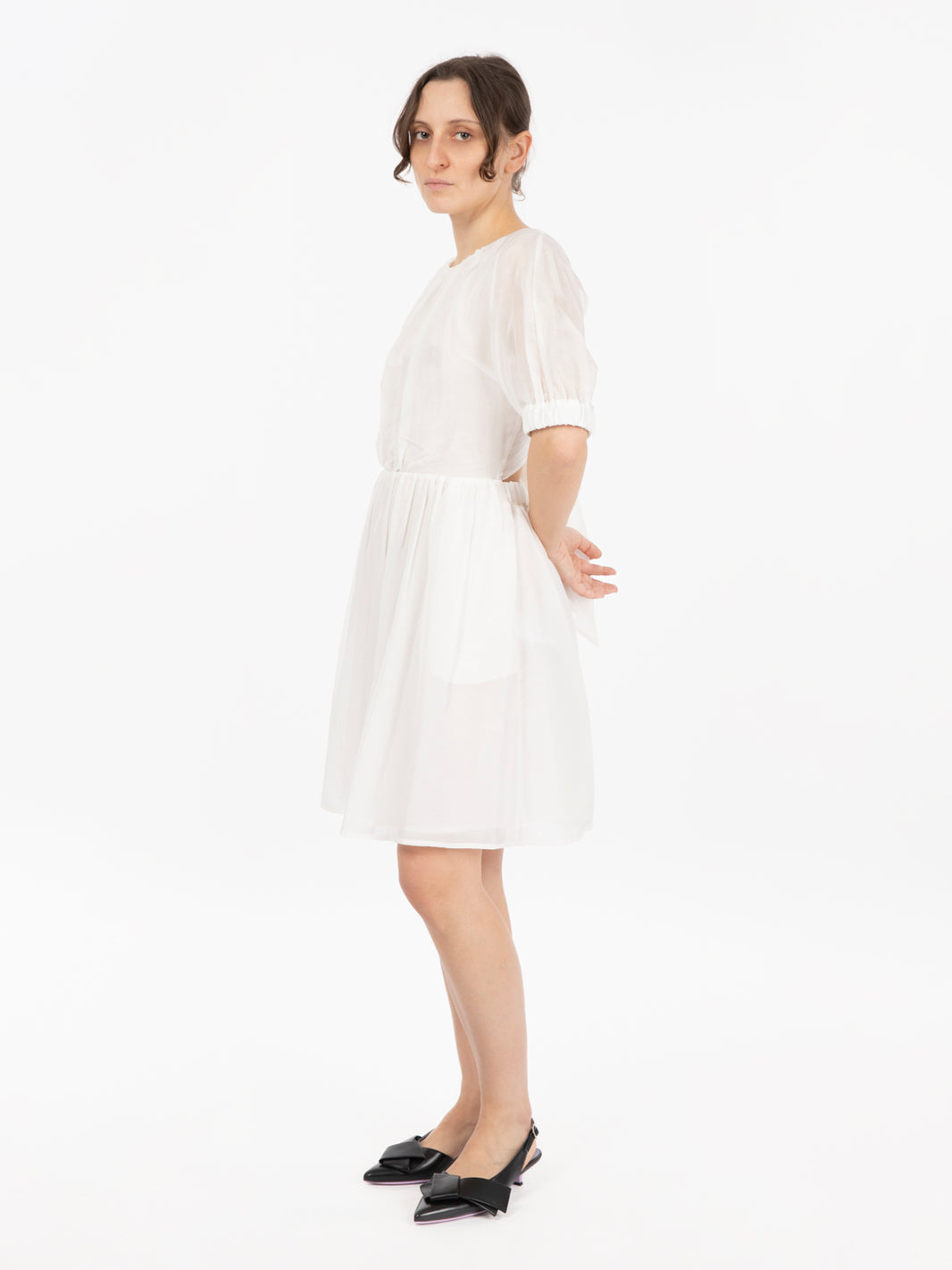 Abito corto Benedetta ivory
