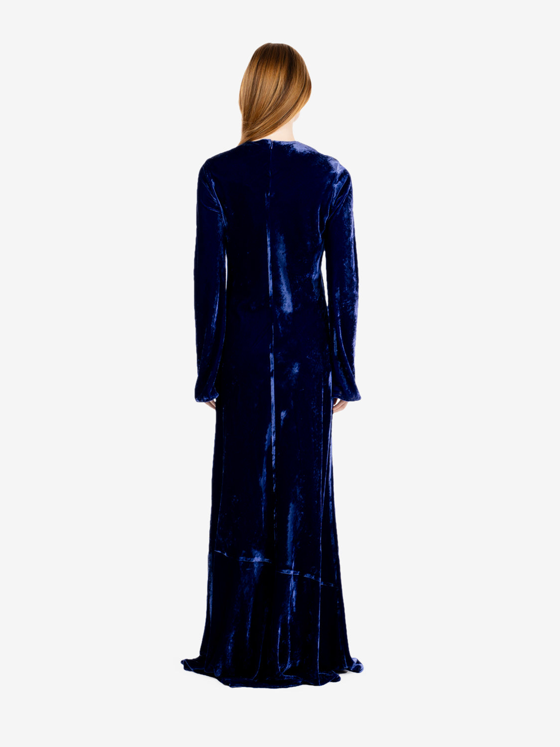 Abito lungo Cecily blu