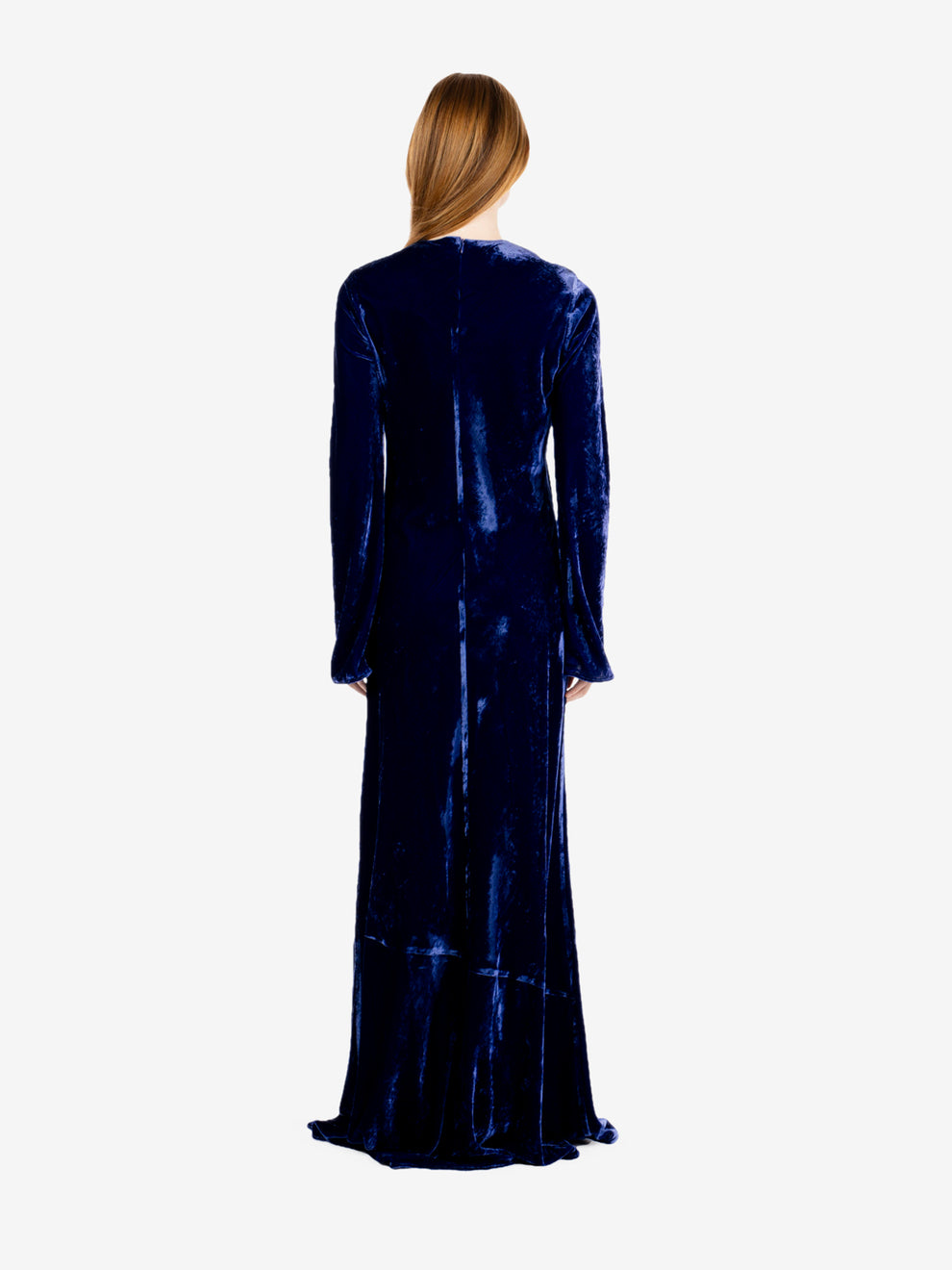 Abito lungo Cecily blu