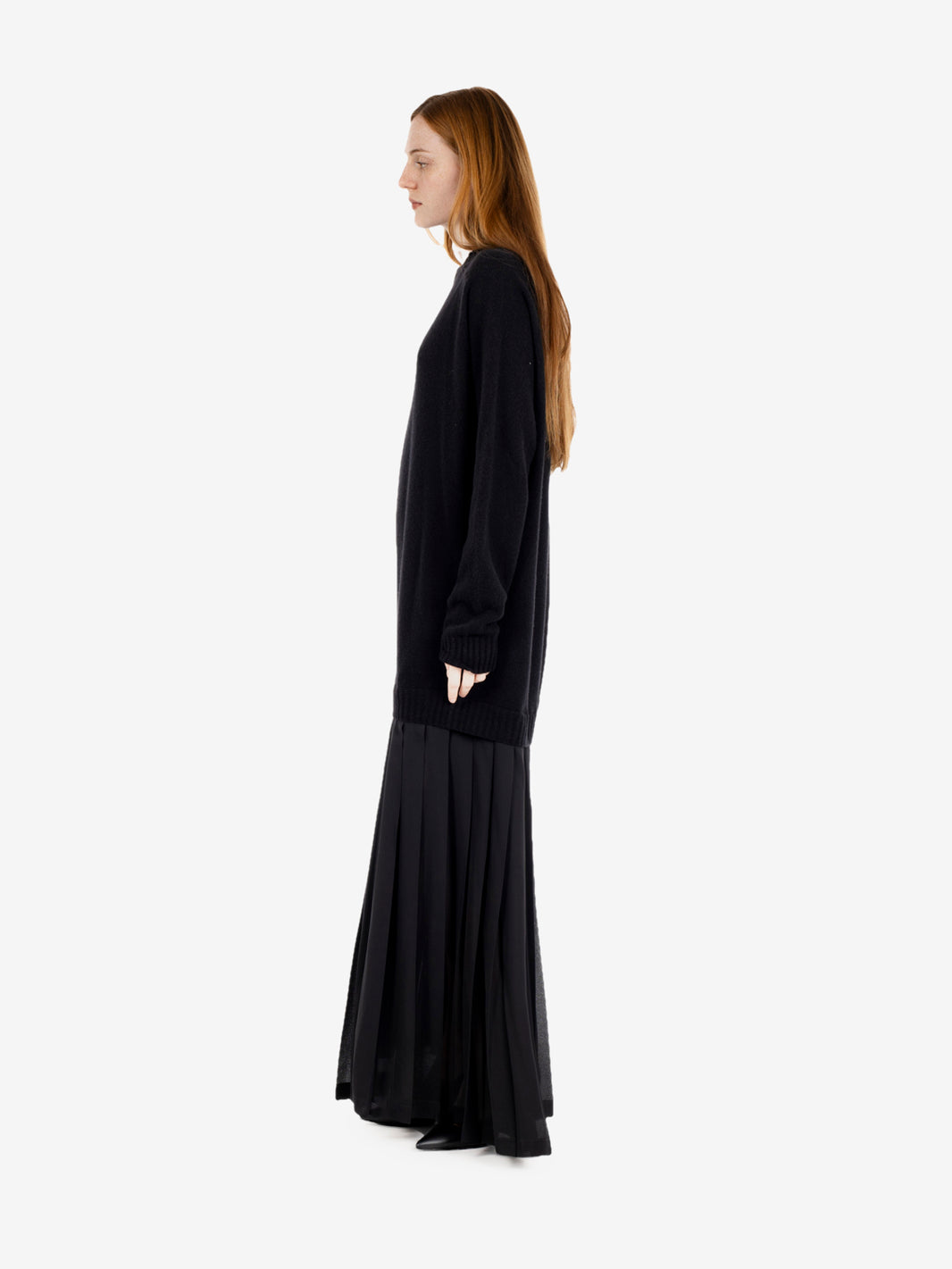 Melisa long black dress