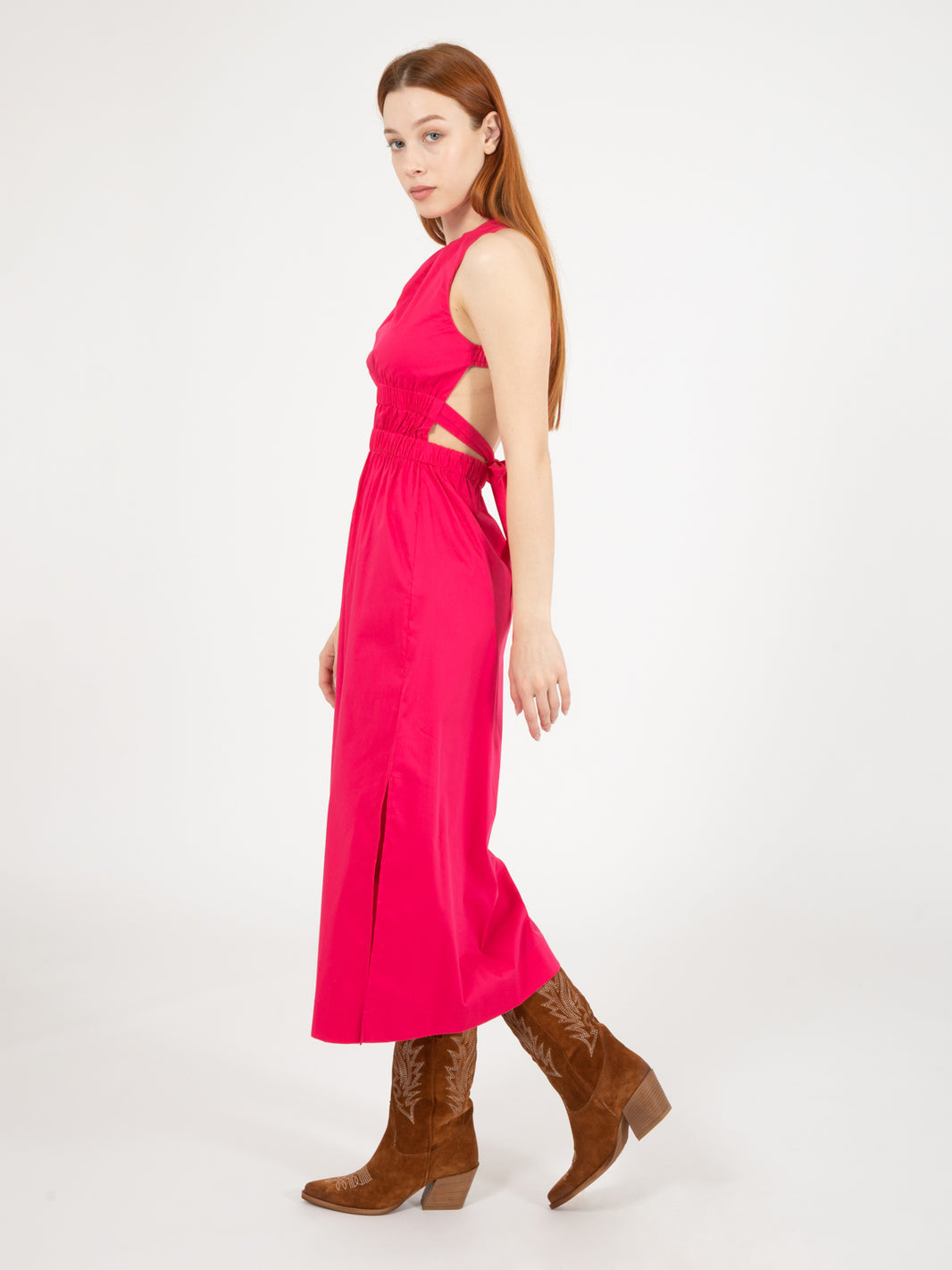 Abito midi Meaghan bacca