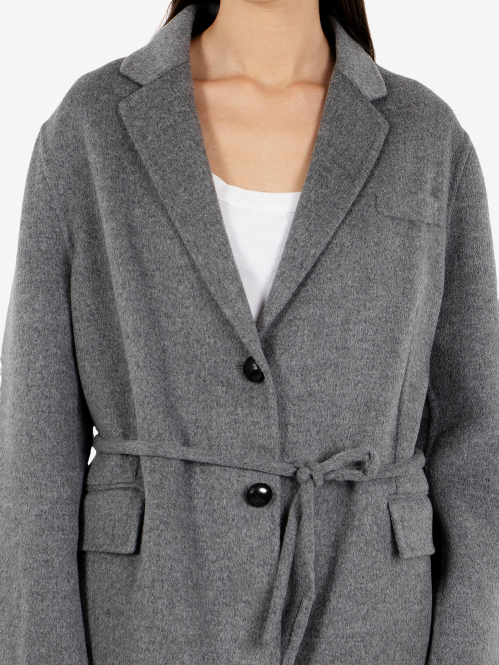 BLAZER CORINE DARK MELANGE GREY Y6WV03_Y47-1