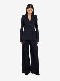 ALICIA BLUE DOUBLE-BREASTED BLAZER Y6WI11_K68-0