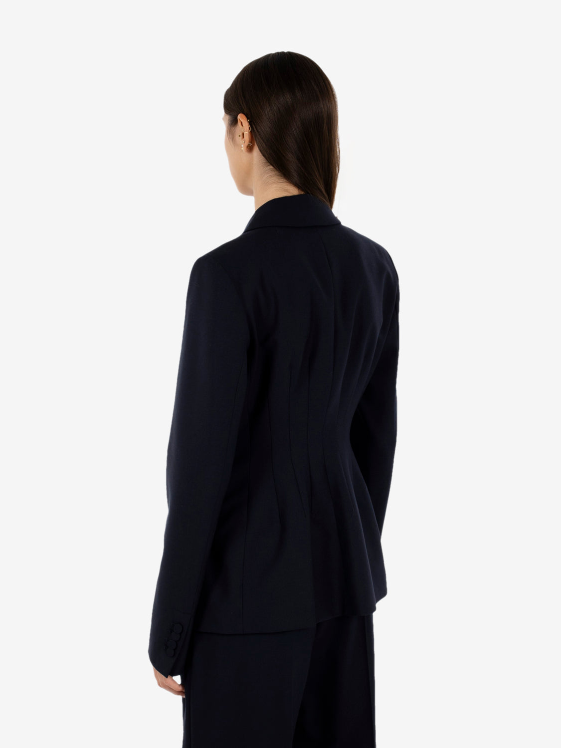 ALICIA BLUE DOUBLE-BREASTED BLAZER Y6WI11_K68-0