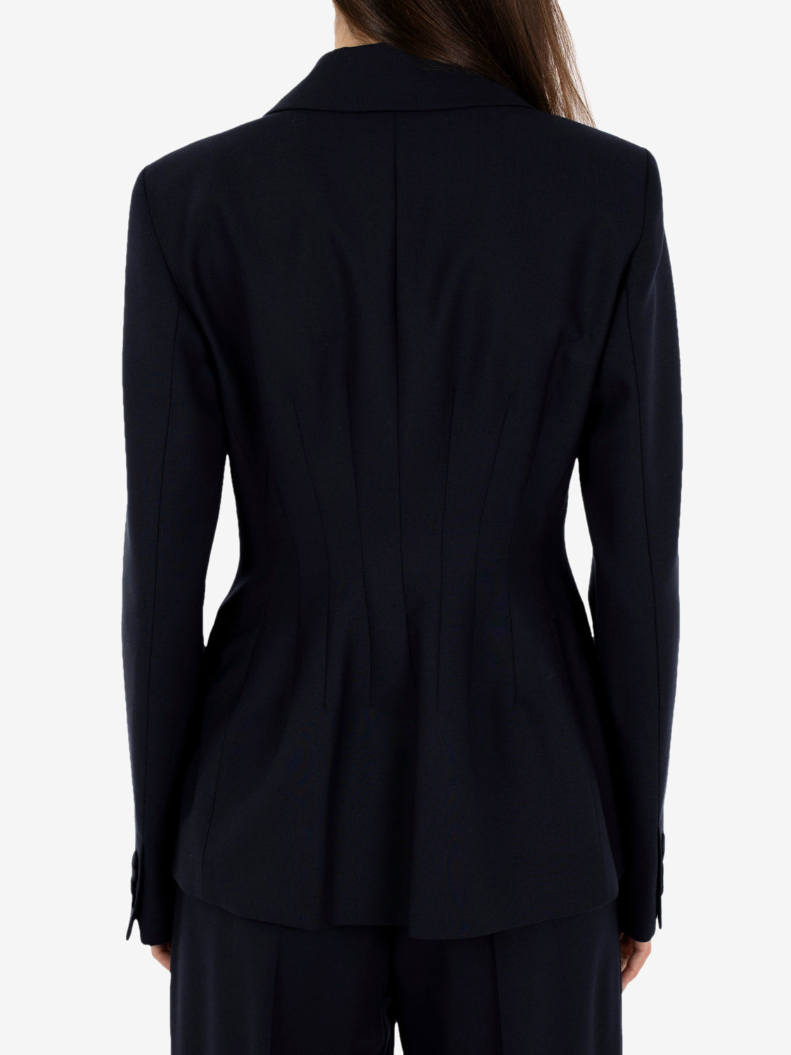 ALICIA BLUE DOUBLE-BREASTED BLAZER Y6WI11_K68-0