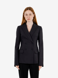 Alicia black double-breasted blazer
