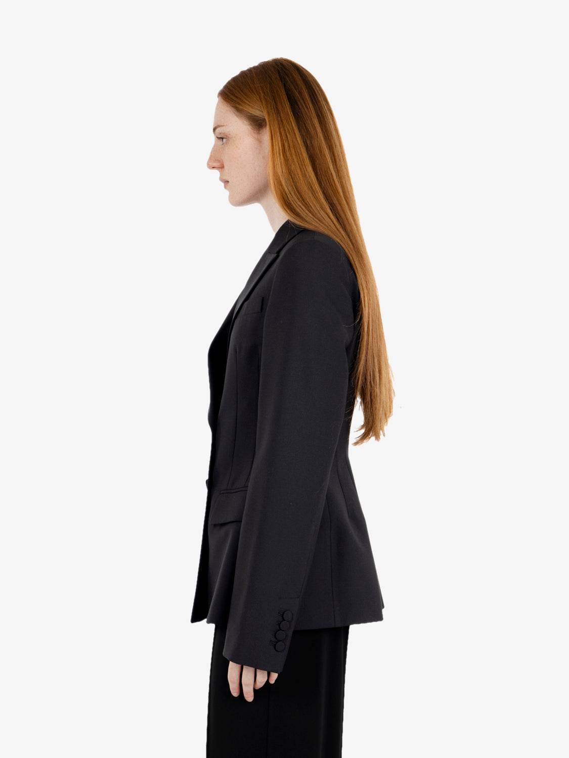 Alicia black double-breasted blazer