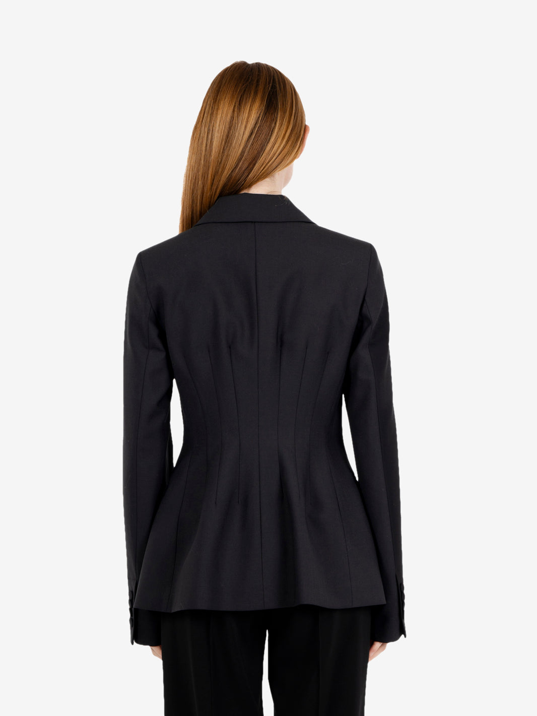 Alicia black double-breasted blazer