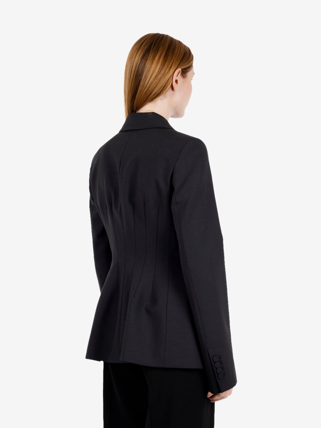Alicia black double-breasted blazer