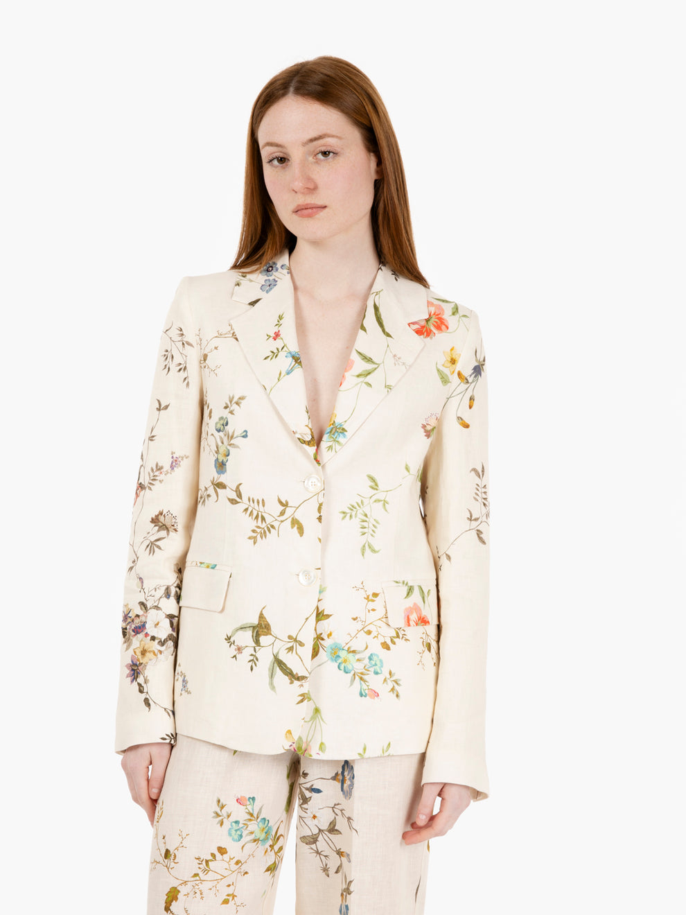 Irune floral pattern blazer