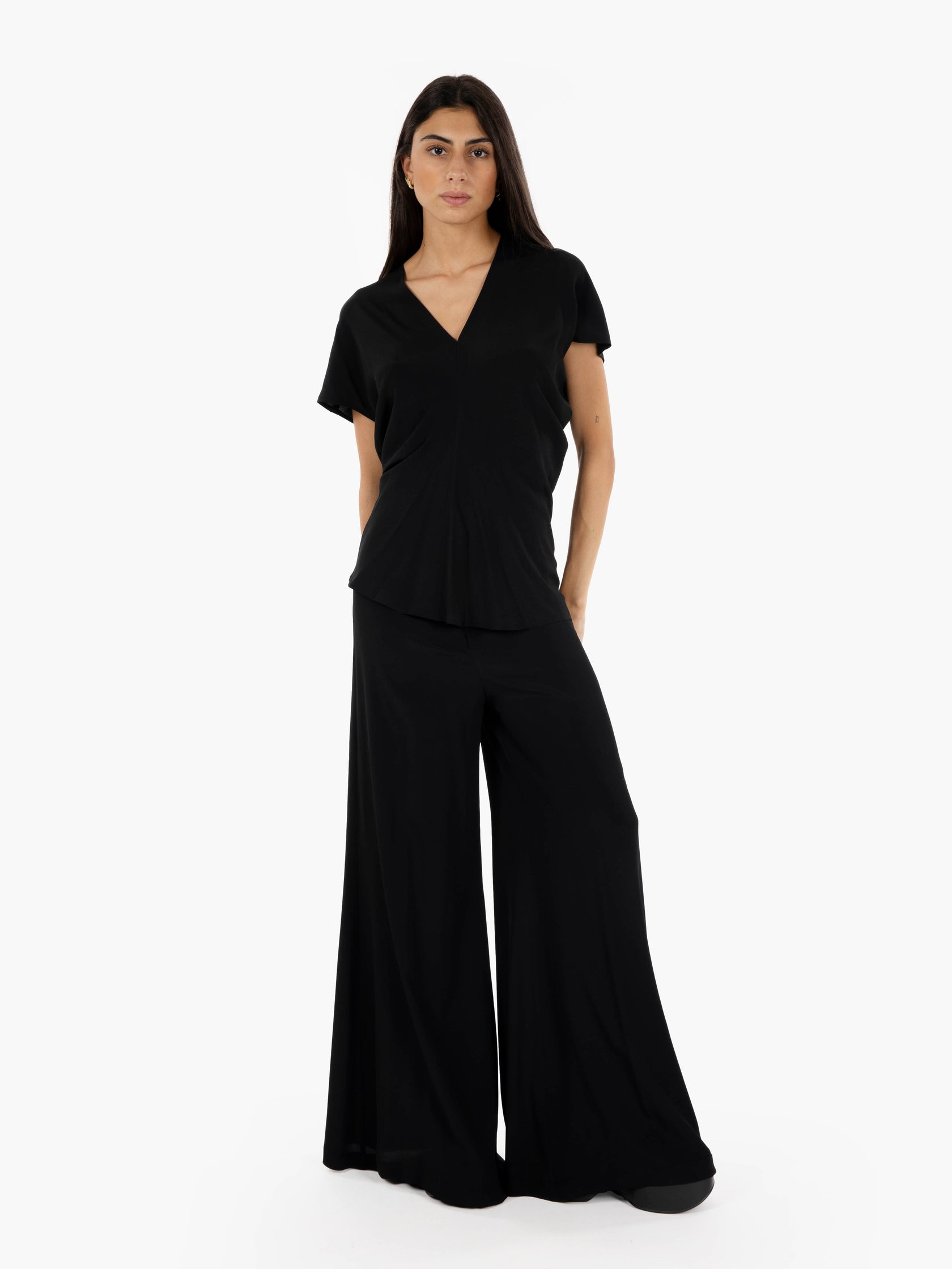 Black Estella Blouse