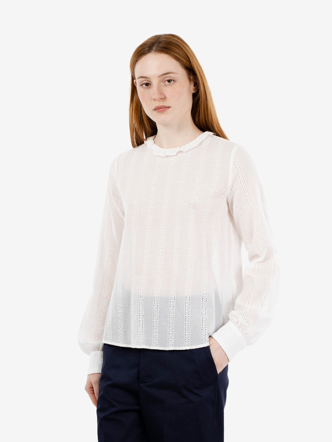 Miriam wool blouse