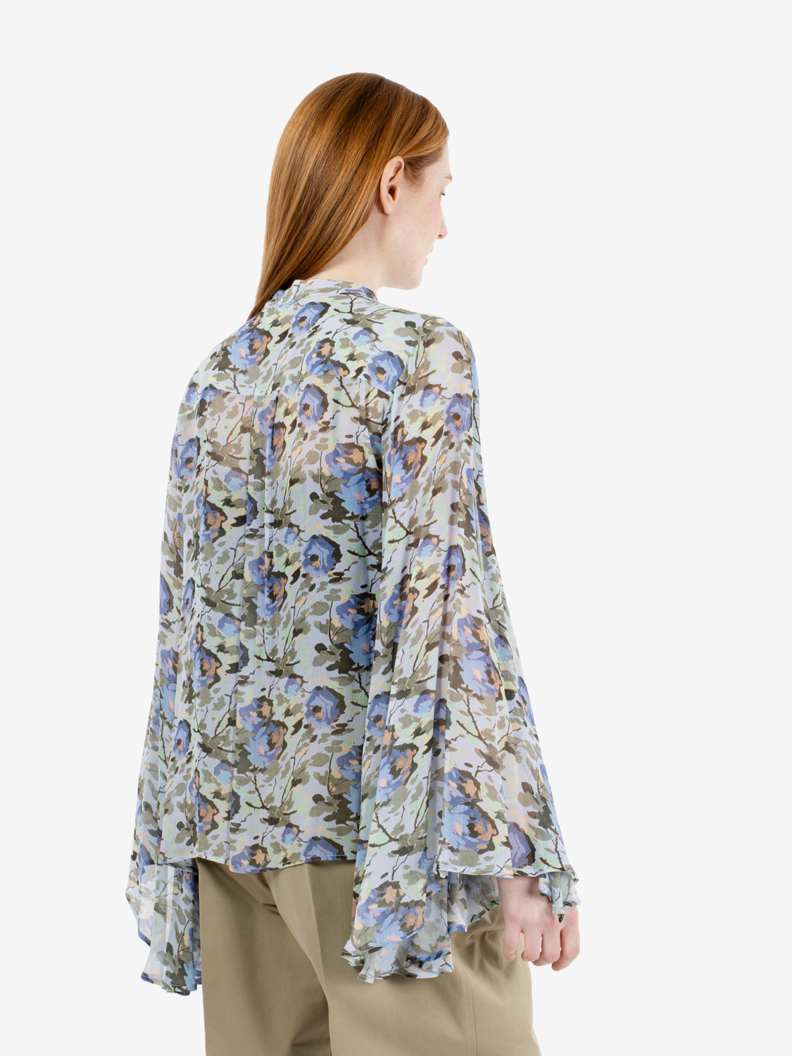 Blusa Tahila pistacchio / abisso