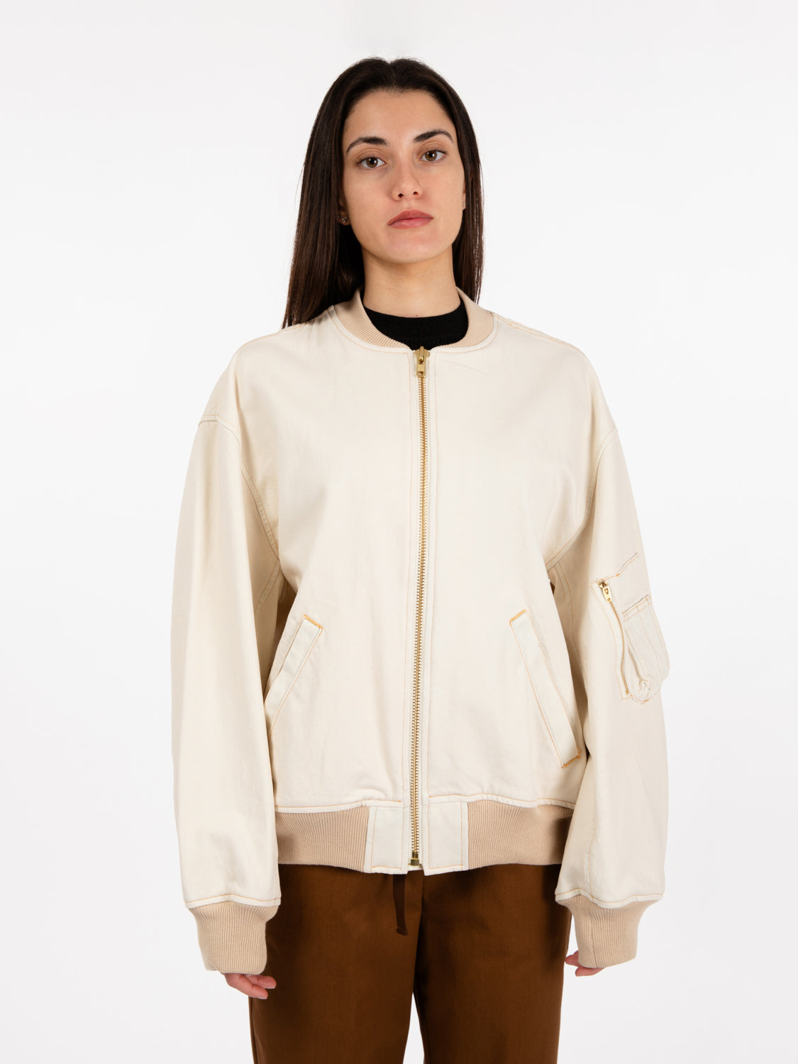 Bomber Rosalind Bleach white