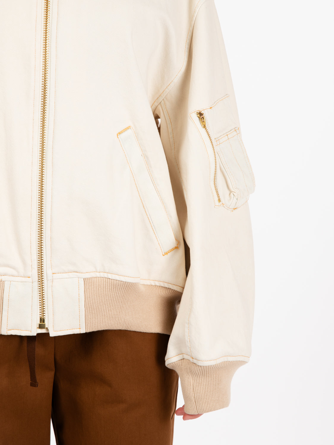 Bomber Rosalind Bleach white