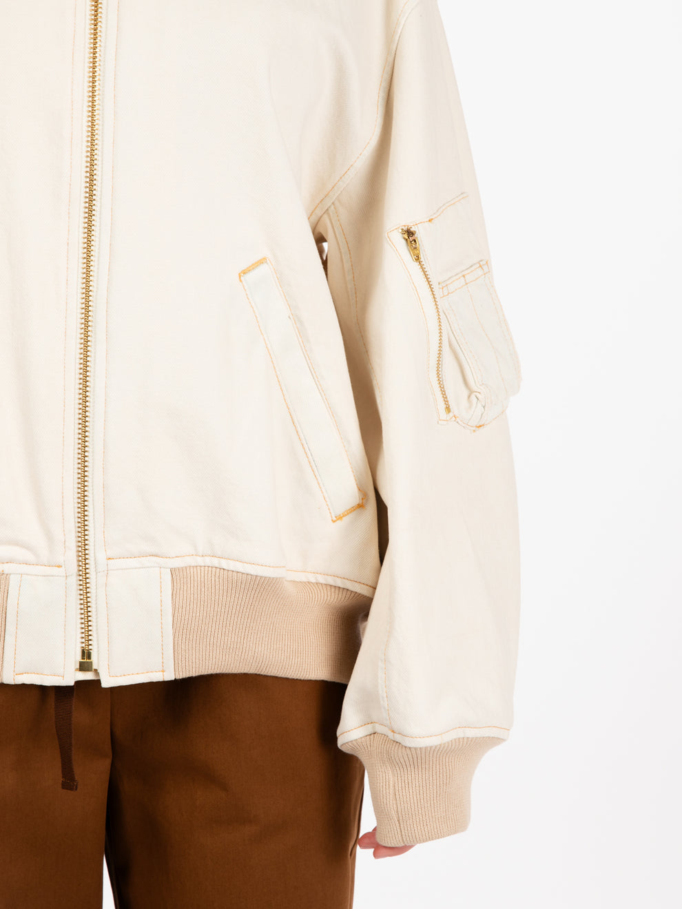 Bomber Rosalind Bleach white