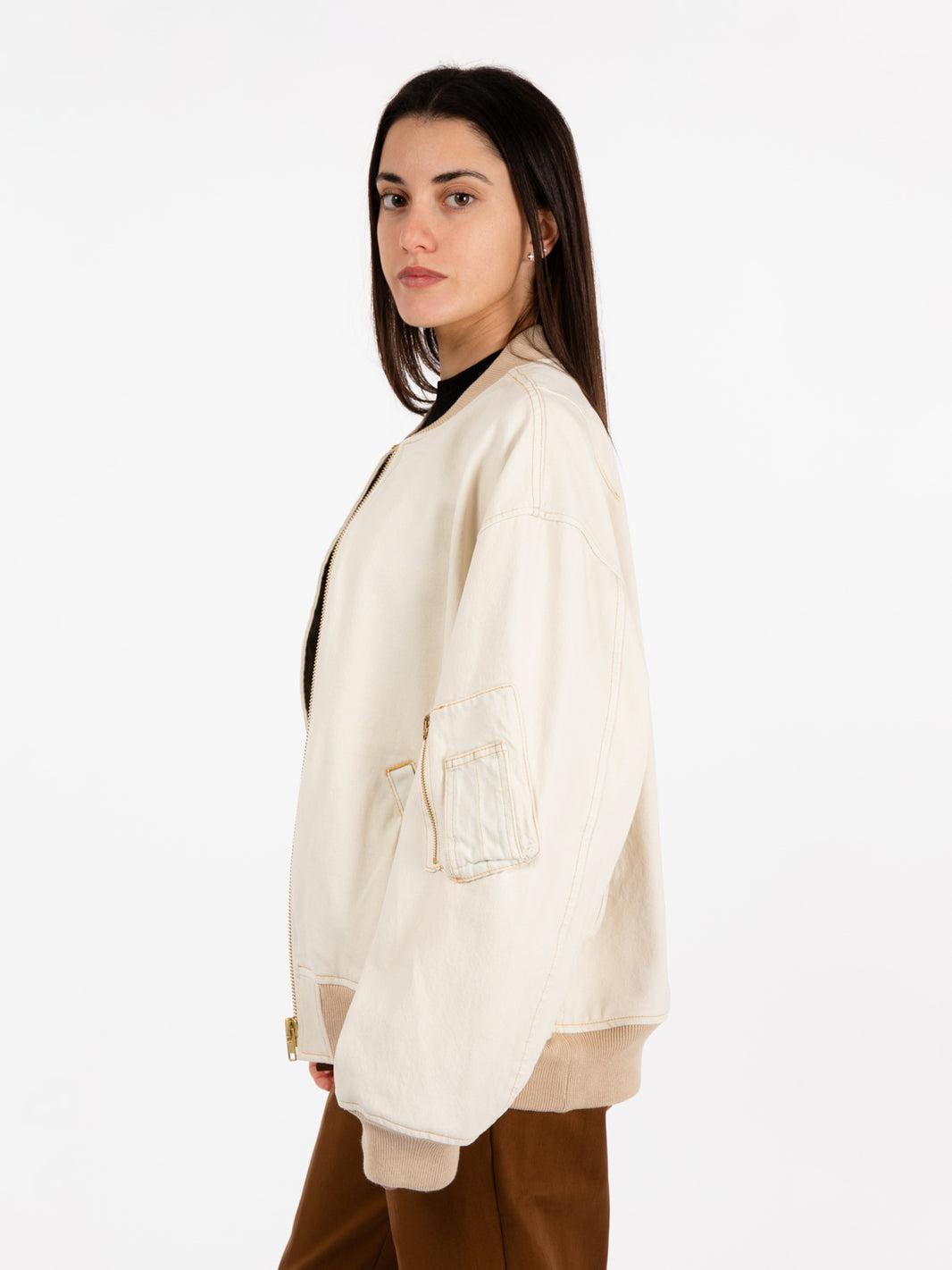 Bomber Rosalind Bleach white
