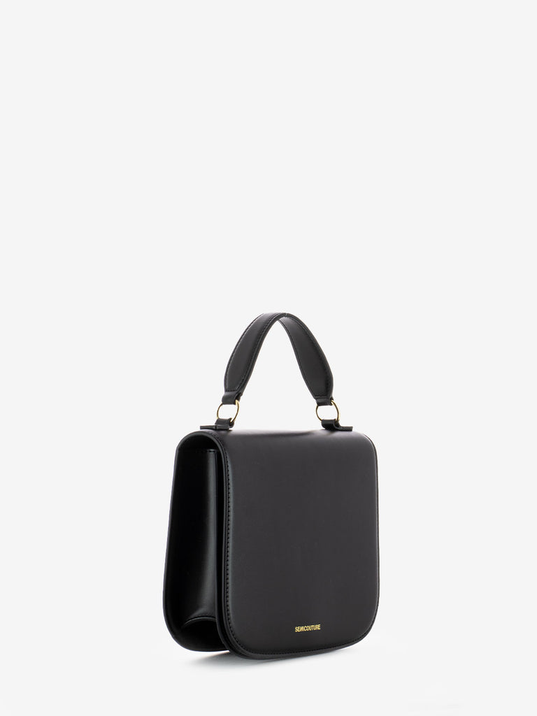 SEMICOUTURE - Borsa medium Atena nera