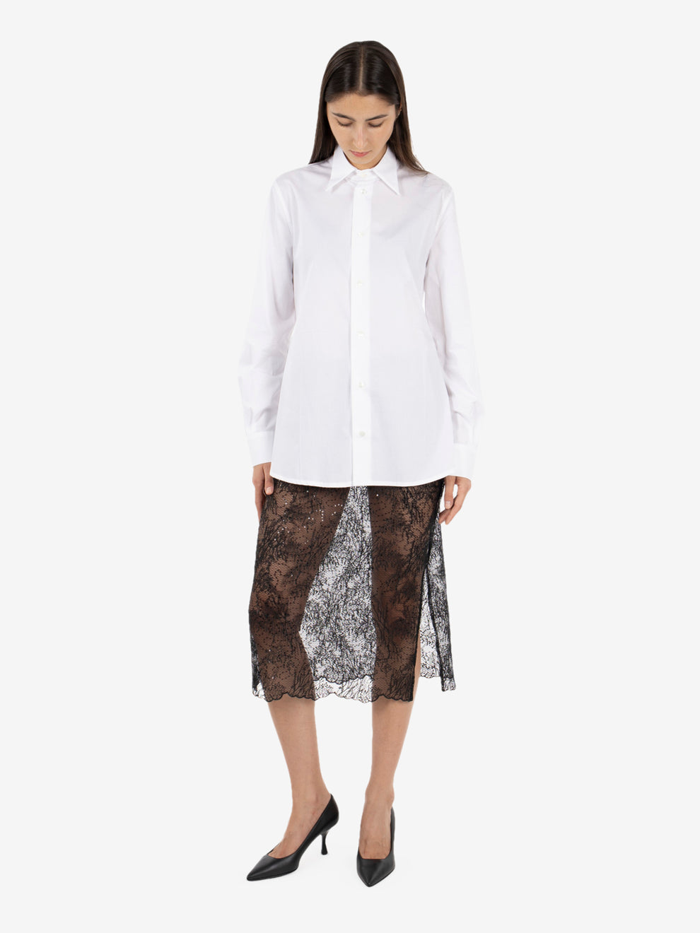 SHIRT CHINESE WHITE S6WK04_A01-0