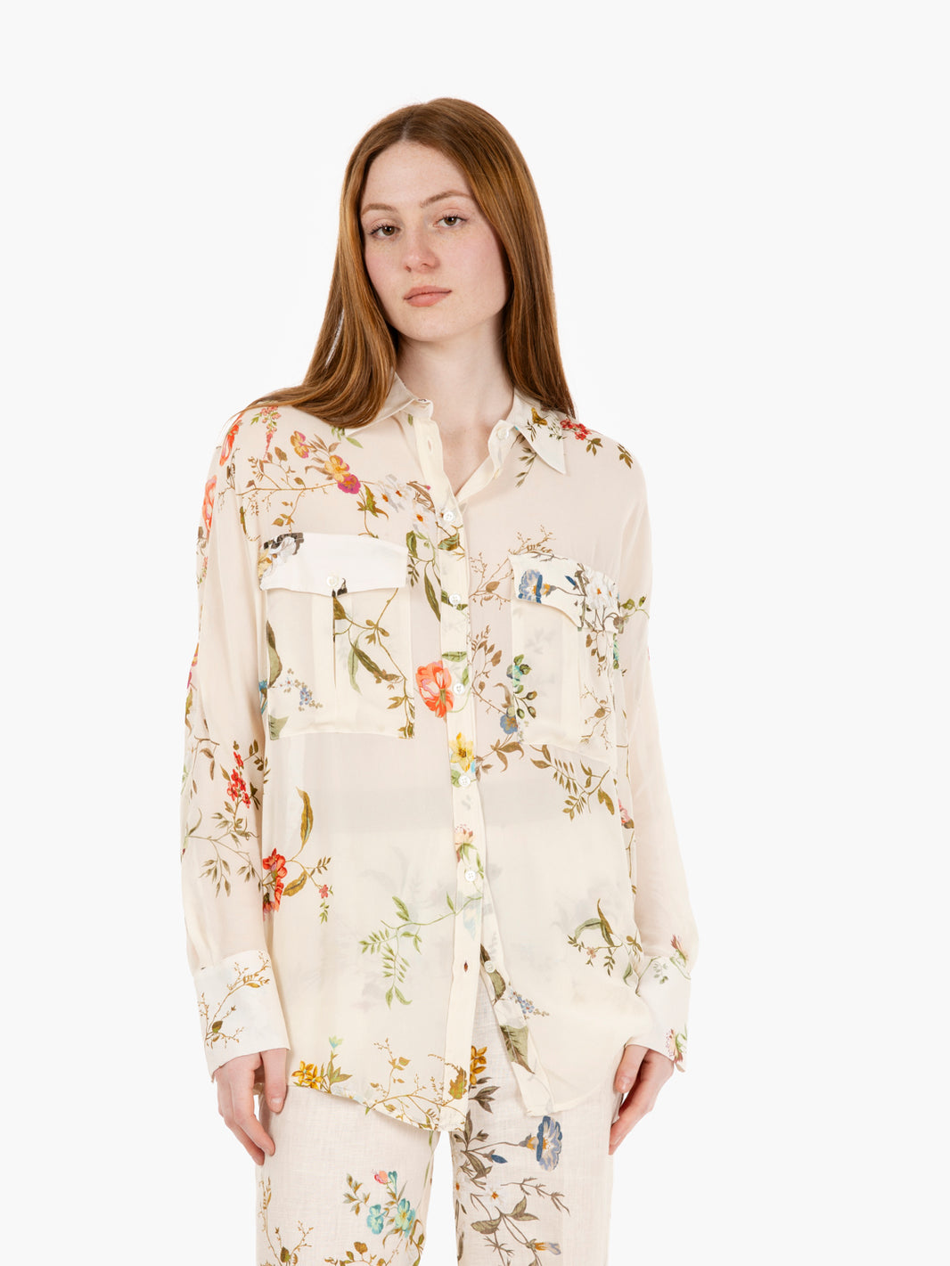 Camicia Tiffany fantasia floreale