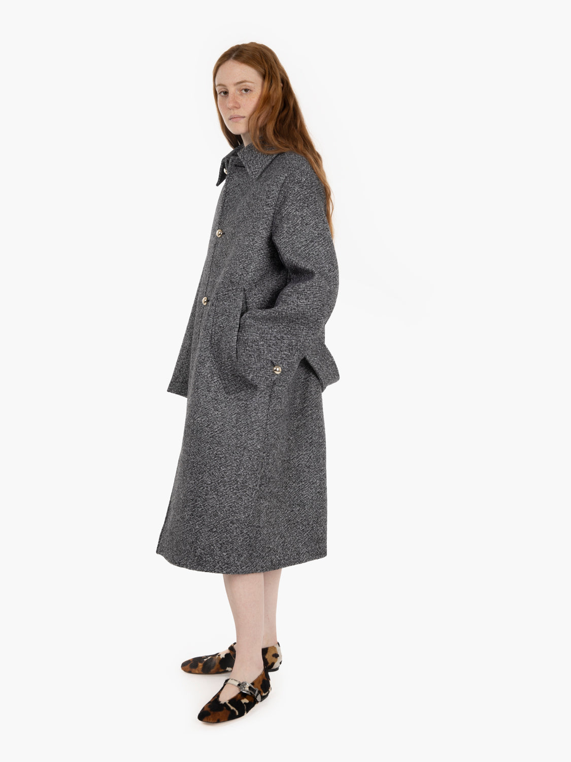 Cappotto over Leandre grigio