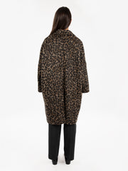 SEMICOUTURE - Cappotto Sigmund leopardato