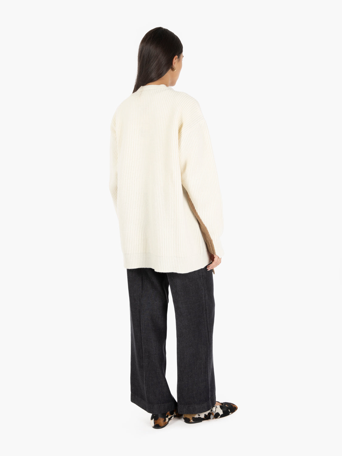 Cardigan Albane sand storm / sugar