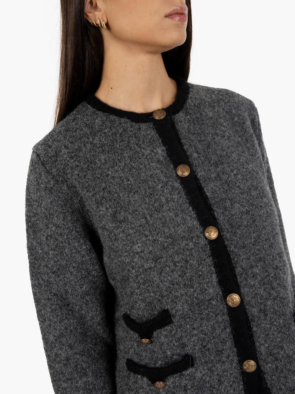 Chanel Dulcinea grey cardigan